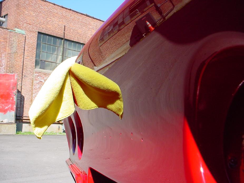 Road race vette  Rag Reflection